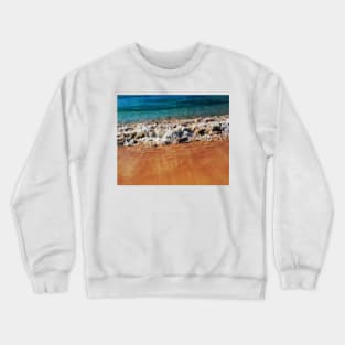 rushing blue waves Crewneck Sweatshirt